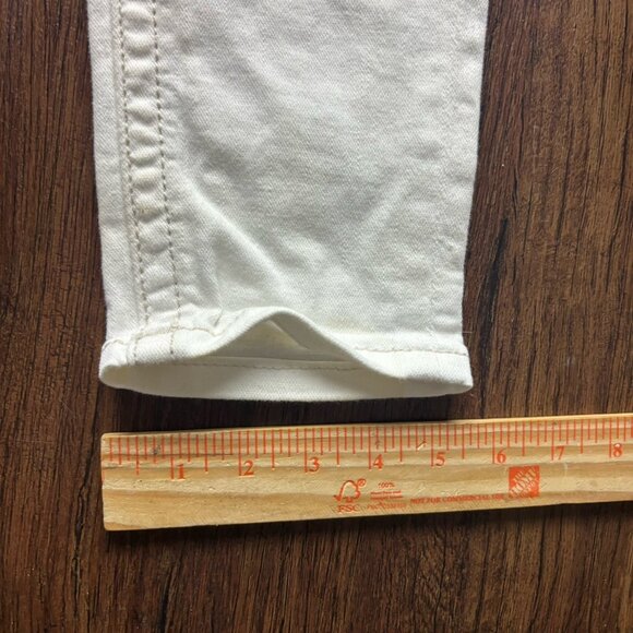 Miss Me Cuffed Skinny Jeans Embellished White Women’s Size 27 - Picture 12 of 13